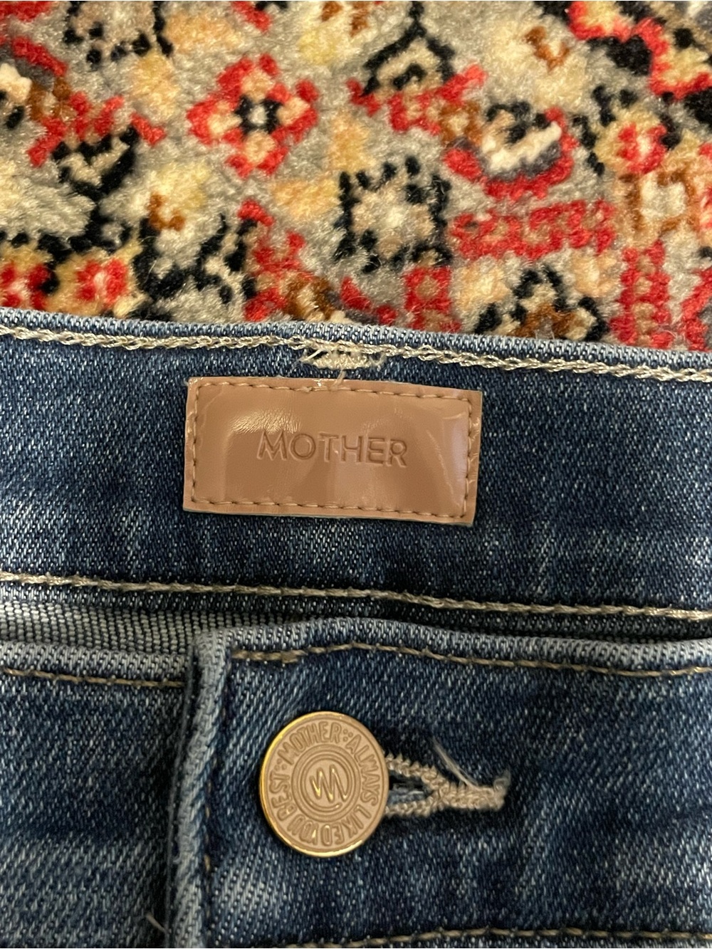MOTHER Mid Rise Rambler Jeans - Picture 4 of 8